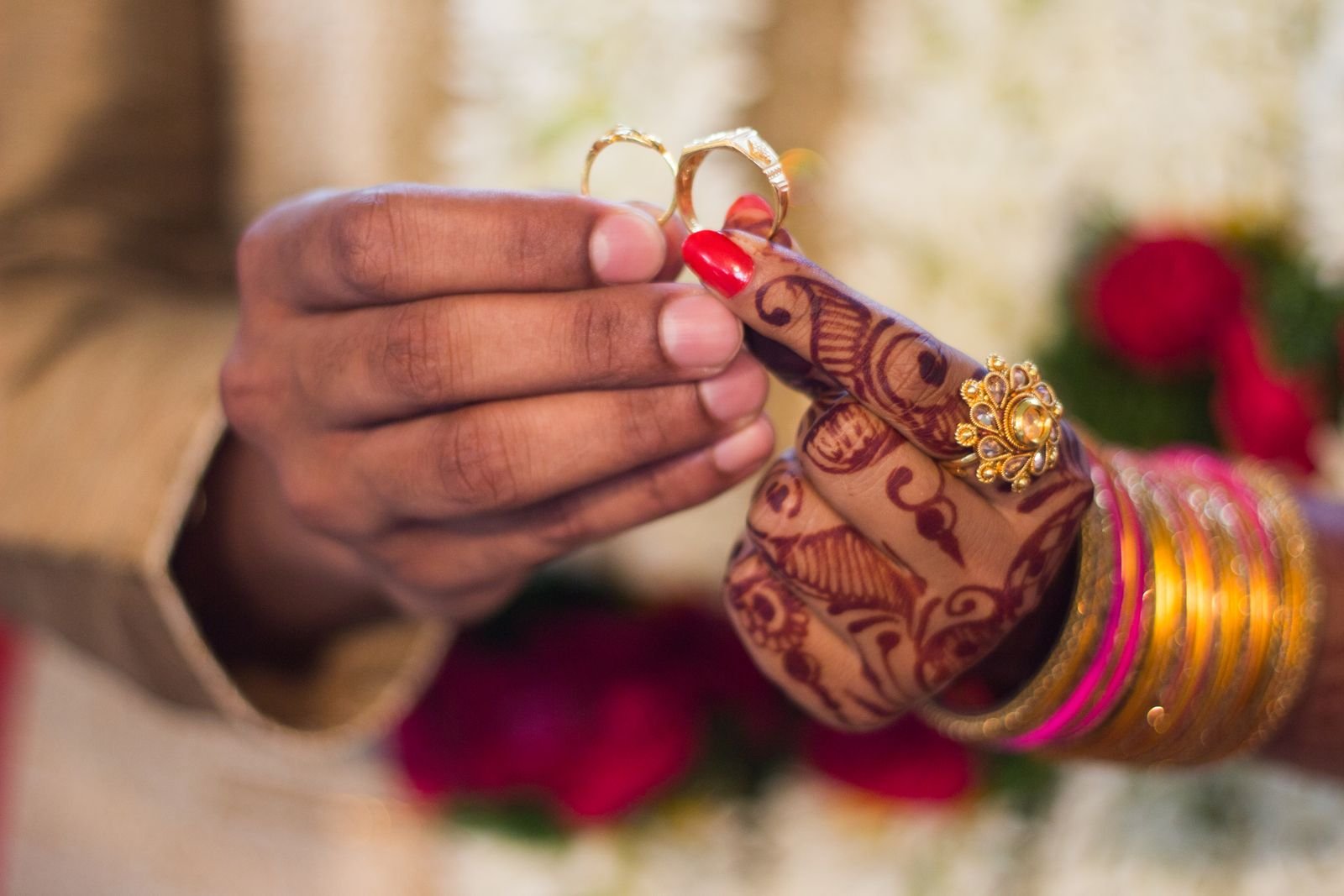 Sacred vows, serene setting